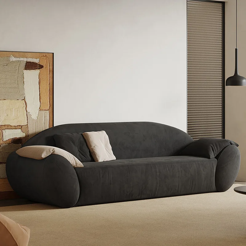 

# Art Luxury Bread Fabric Sectional Sofa Set Sponge Filling Creative Design Living