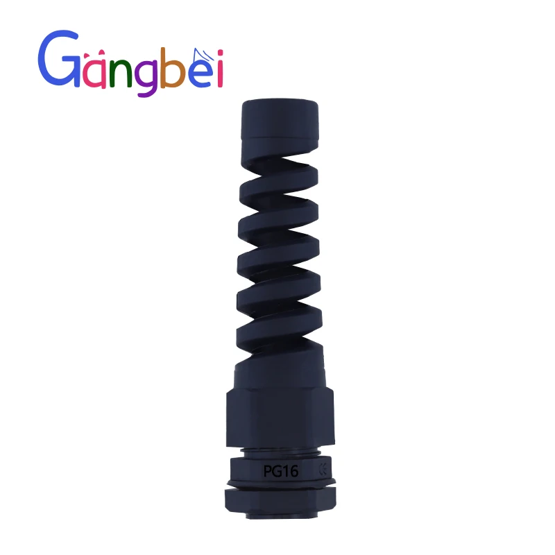 PG16 Spring loaded joint Torsion resistance type bending waterproof connectors Glen head protection cable joint Gangbei