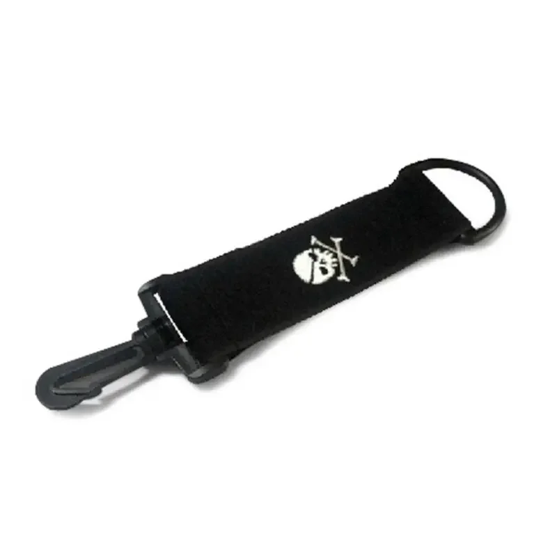 Skull Polyester Sports Balls Hands Cleans Golf Towel Carabiner Magic Tape Cleaning Towel Golf Wiping Cloth Golf Cleaning Towel