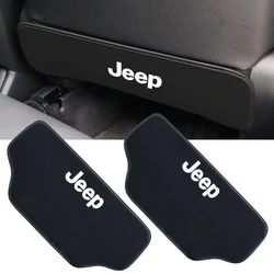 1PCS New Car Seat Back Cover Protector Prevent Dirt Leather Cover For Jeep Renegade Compass Grand Cherokee Wrangler jk Gladiator