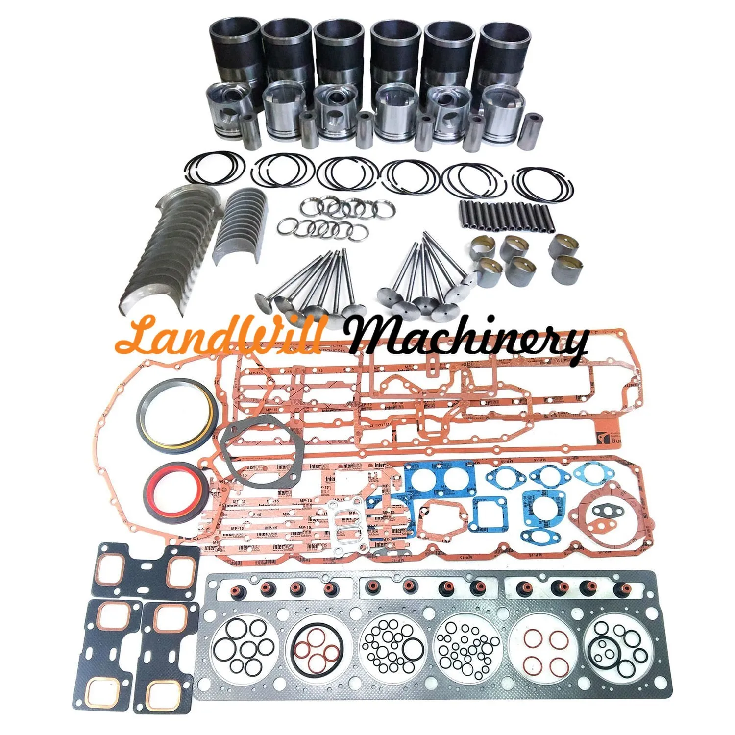 Overhaul Rebuild Kit + Connecting Rod + Crankshaft Fits Caterpillar 3116 Engine - view 2