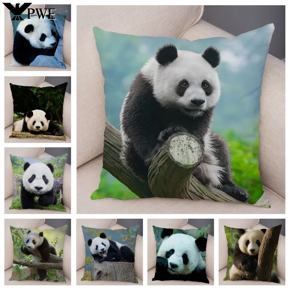 Funda de almohada con estampado de animales salvajes para sofá, dormitorio familiar, sala de estar, coche, decoración de funda