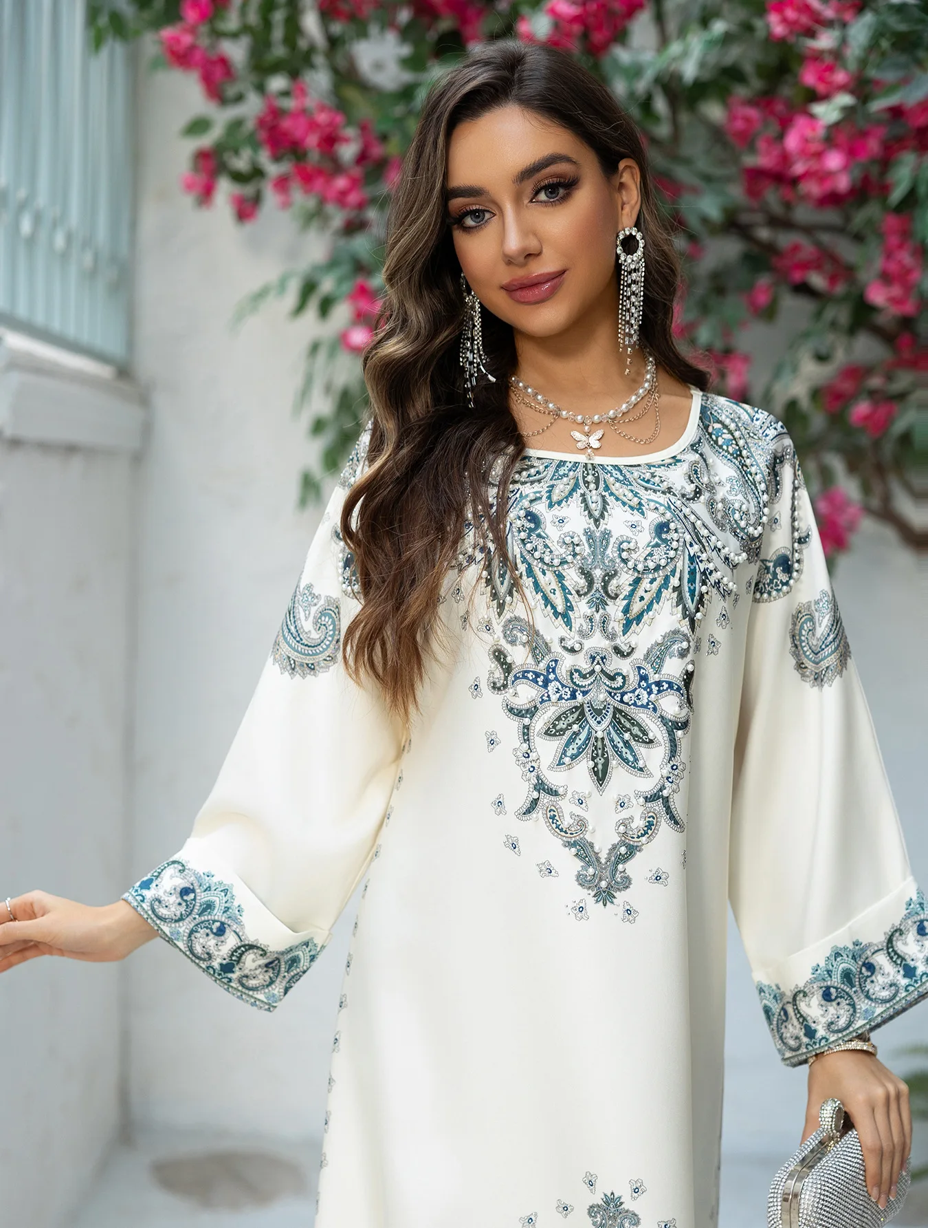 

Ид Джеллаба Джалабия Роскошный Дубай Абая Турция Кафтан женское мусульманское платье с бриллиантами халат Femme Musulmane Vestidos Ramadan Kebaya