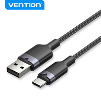 Vention USB Type C Cable 3A for Xiaomi Redmi Note 14 USB C Cable for Samsung Fast Charging Wire USB-C Mobile Phone Charge Cord