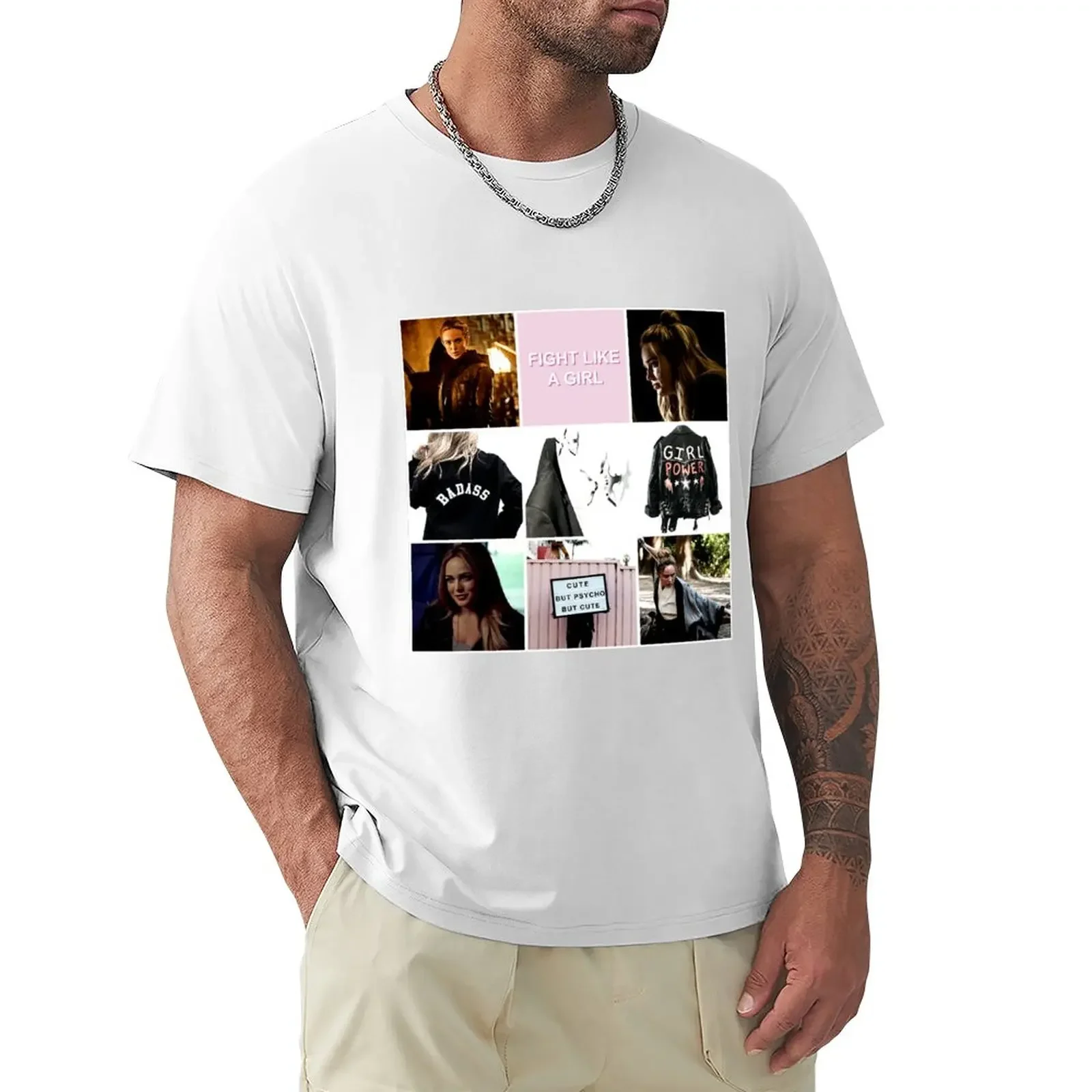 

Sara Lance aesthetic T-Shirt plain quick-drying workout shirts for men