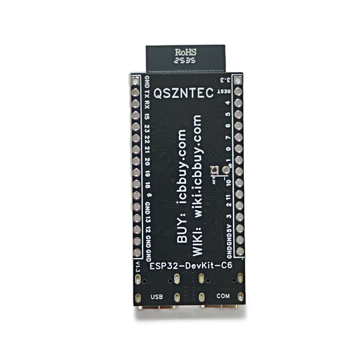 Placa de desenvolvimento Esp32-c6-n8, esp32, c6, n8, demo, wi-fi6, bluetooth 5, zigbee, núcleo do segmento