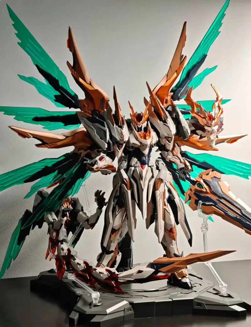 

В наличии Yuan Ling Huang Di Ying Loong 1/100 Mg содержит платформу и наклейки для воды, сплав, скелет, меха, сборная модель, комплект игрушек