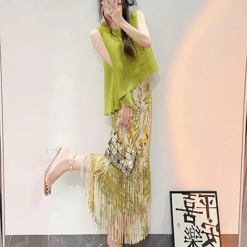 

Women's Polka Dot Rayon Maxi Dress Loose Fit With Pockets Belt Casual Loungewear Nightgown Outerwear