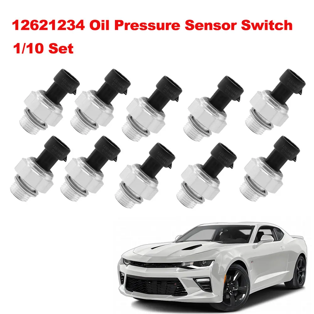 

1/10PCS 12673134 Oil Pressure Sensor Switch For Chevrolet Tahoe Corvette Cadillac Silverado GMC Hummer 12621234 12596951