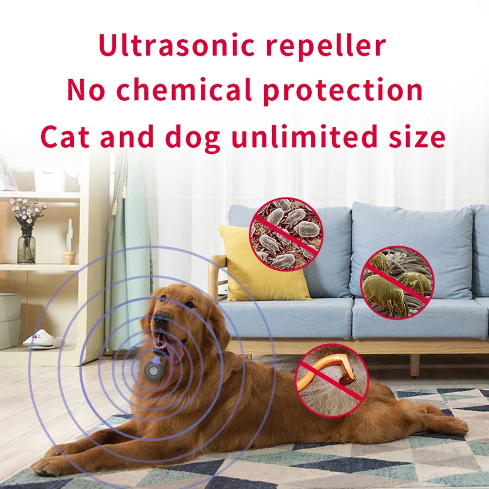 5V Pet Supplies Repellent Collar Flea Mite Lice Insecticide Tick Mosquito Prevention Portable Collar for Cats Dogs