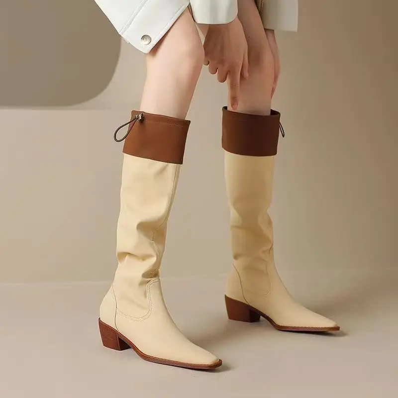 Apricot Square Toe Women's Lon – Women'S Shoes Trending 2025 recenzja i cena
