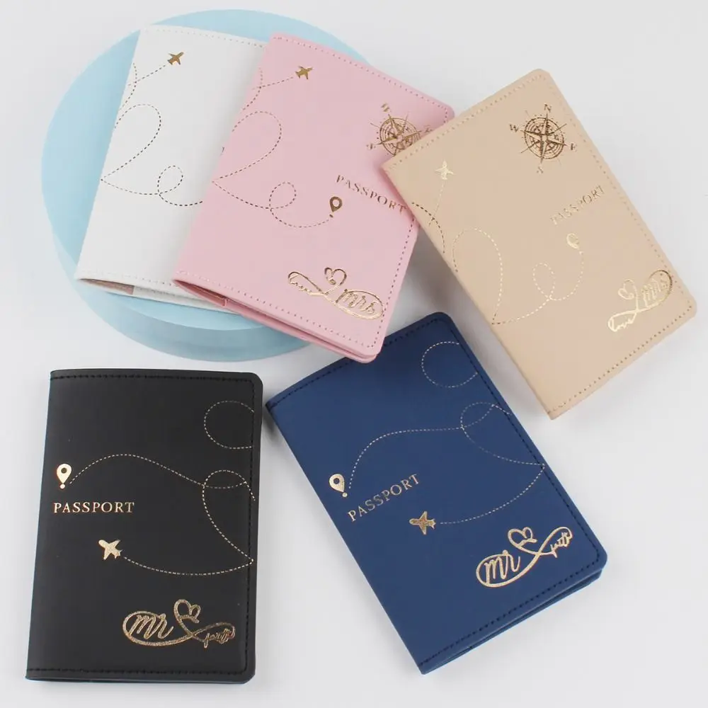 Portable PU Leather Passport Cover Waterproof Multi-card Passport Holder Case Document Credit Card Case Unisex