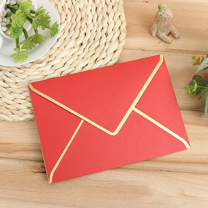 Convite de casamento criativo e bonito Envelope, negócio, papel pérola, estilo ocidental high-end, presente