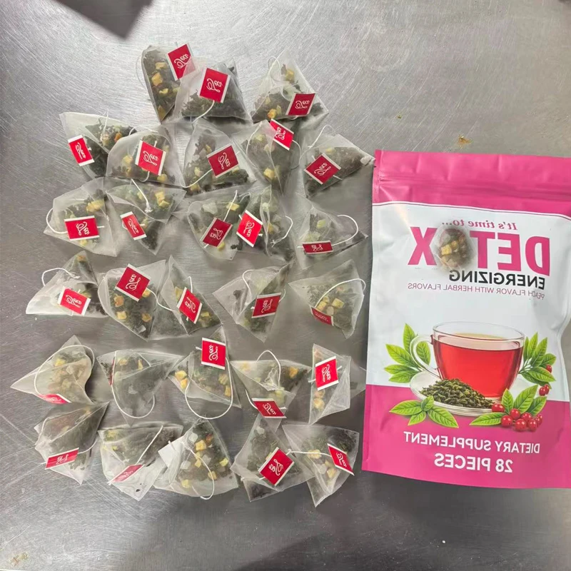 28Teabag DetoxCleanse Tea-Body Treatment Energizing Tea-Peach Flavor Support Fat Burning,Intestine Cleaning Relief Constipation