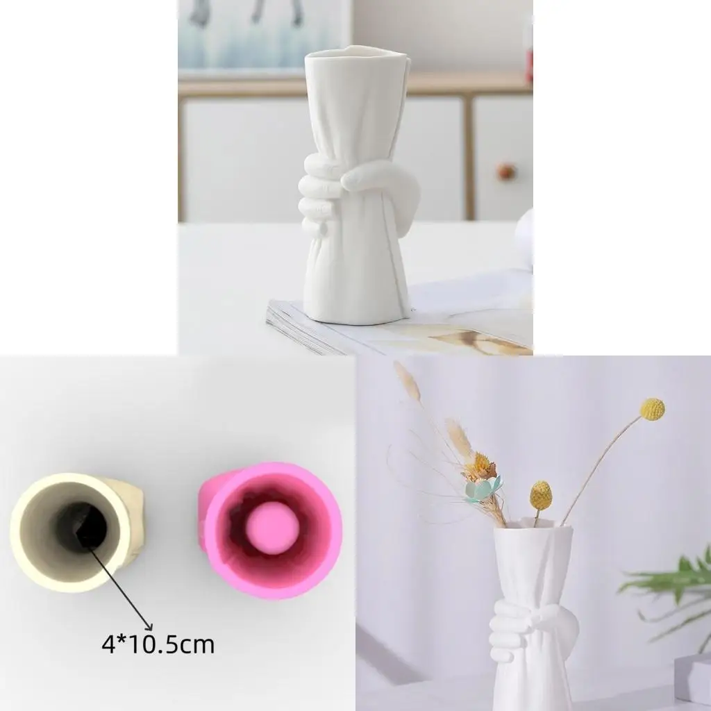 

R3MC DIY Cement Molds Planter Moulds Crafting Molds DIY Pencil Holder Molds