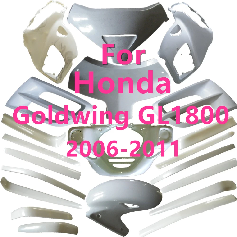 

For Honda Goldwing GL1800 2006 2007 2008 2009 2010 2011 Bodywork Fairing Injection Molding ABS Unpainted Components Parts