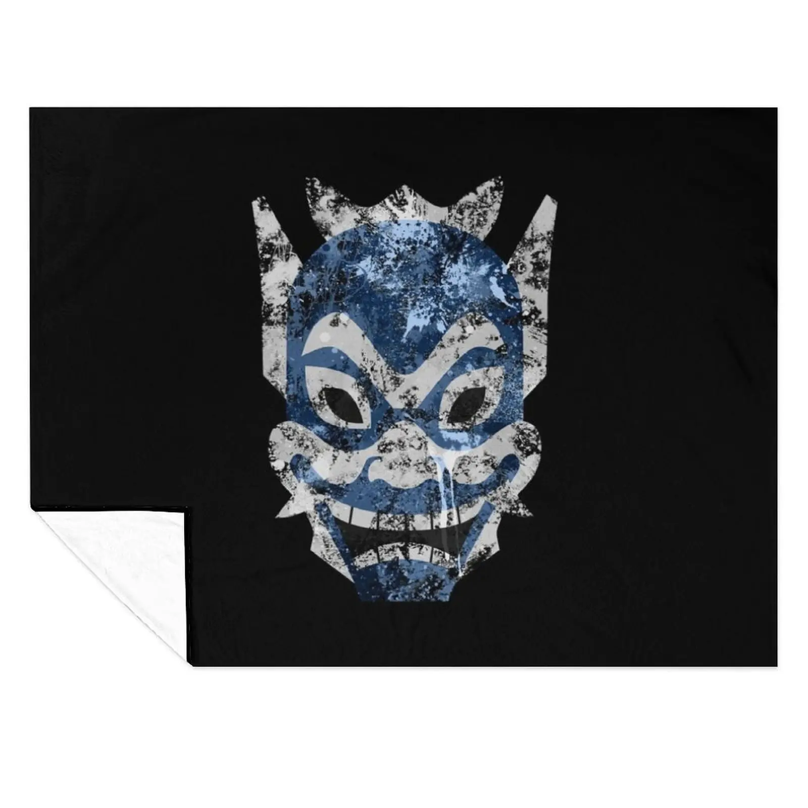 

Blue Spirit Splatter Throw Blanket For Decorative Sofa Stuffeds Decorative Throw Blankets