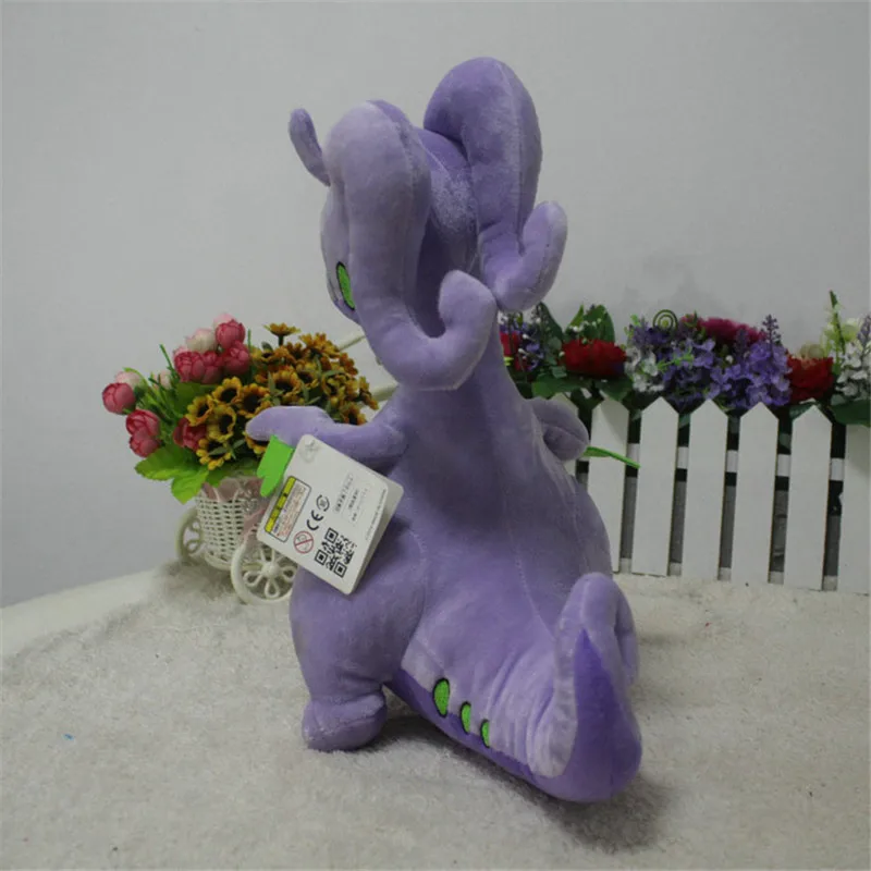 38cm Pokemon Goodra pluszowe zabawki zwierzęta lalka Anime film animowany Kawaii miękkie poduszki lalki wypchane zabawki na prezenty Chlidren