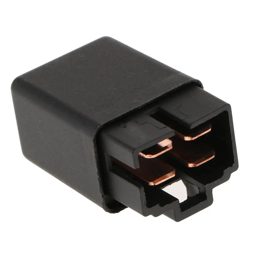 Waterproof Car Relay Socket Holder 12V 40A 4 Pin SPST Automotive on Off Relay for Vehicle Air Conditioning and Power Control