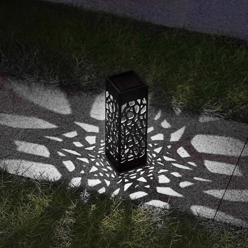 6Pcs solar garden light outdoor waterproof garden light automatically illuminates the path courtyard aisle driveway Christmas ou