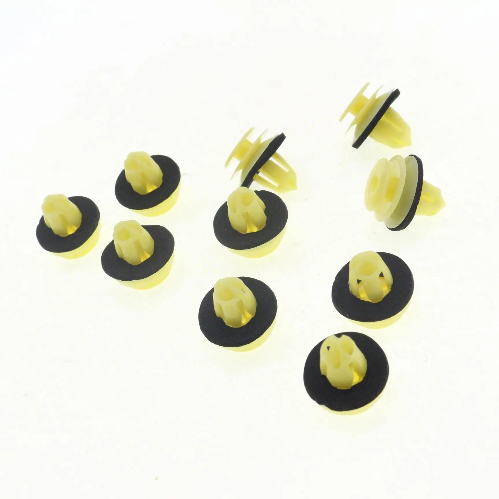 

10 Pcs Door Sill Plate Retainer Trim Clips With Sealer For Honda Accord CR-V Civic Odyssey Acura RDX MDX TLX ILX RLX 91560TX4A01