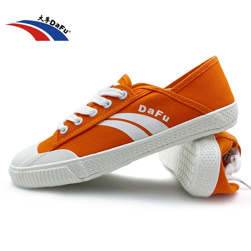 Dafu Original Shaolin Kungfu Shoes Orange New Improved  Men Women Sneakers