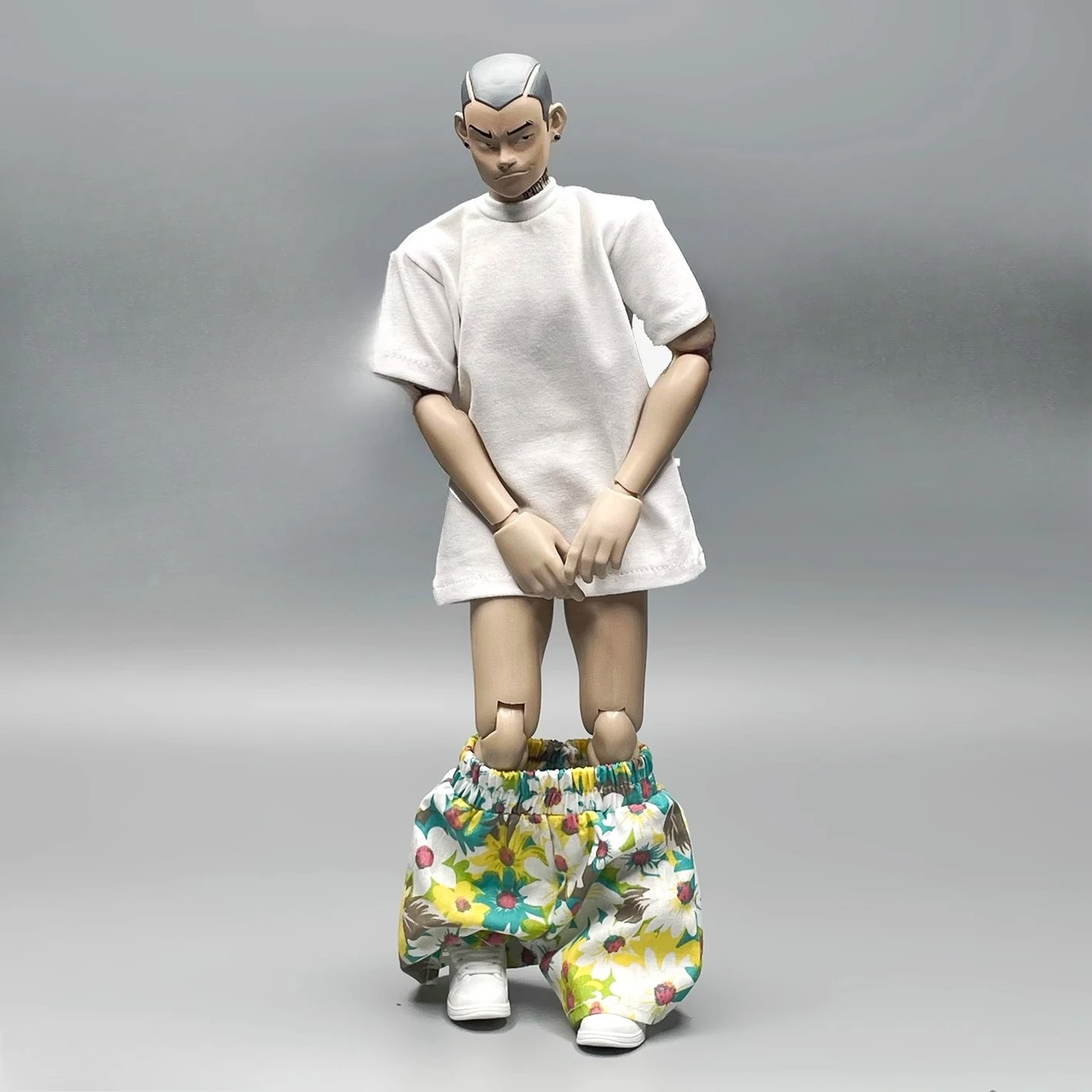 CROWDHTOYS 1/6 Schaal Mannelijke Soldaat Trend Shorts T-shirt Kleding Model voor 12 "Actiefiguren Lichaam Decoratie