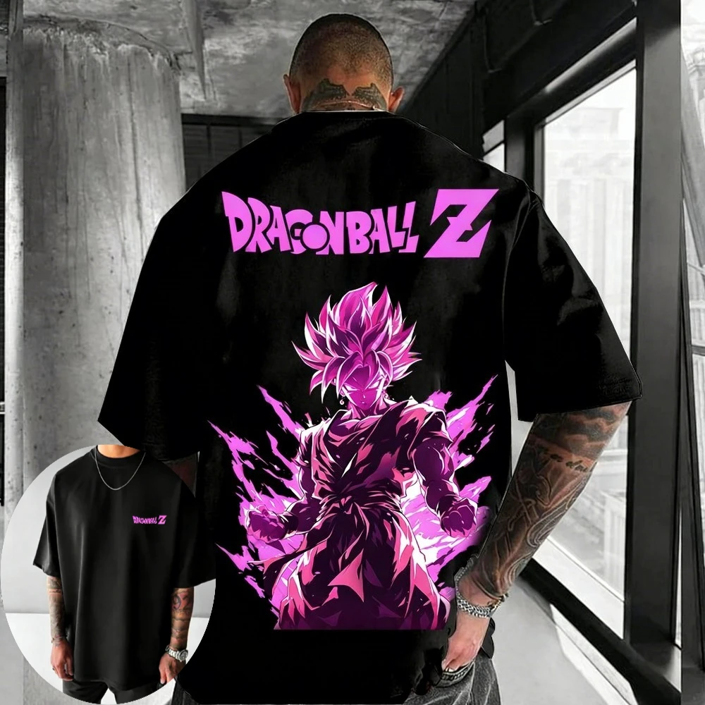 

Dragon Ball Super Men's and Women's T-Shirts Goku Black Anime Tee Summer Spring Boy's Punk Short Sleeves Parent-child Outfits