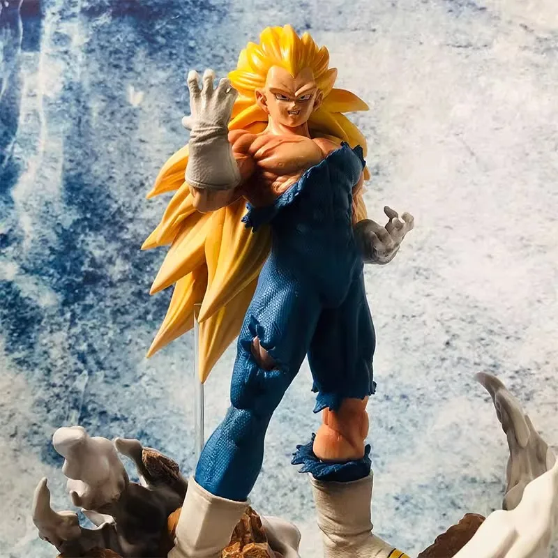 36cm Anime Drachen ball Super Saiyan Vegeta Figur PVC große Sammlung Modell Ornament Geschenk Aktion Statue Spielzeug Peripherie für Kinder