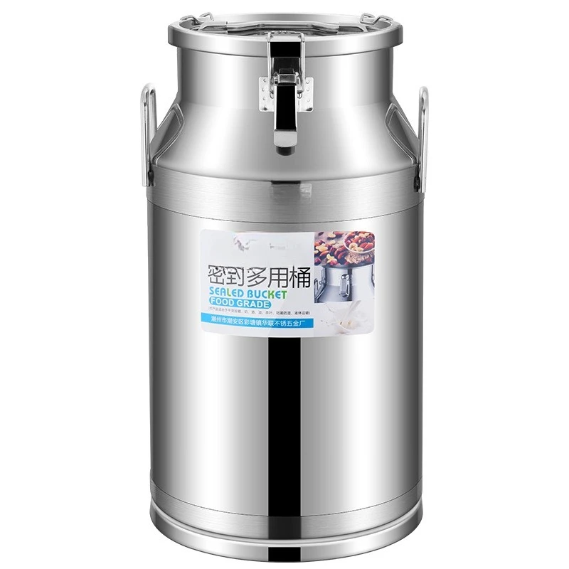 

Food grade 304 stainless steel sealed barrel, sealed tank tea, edible oil storage, wine tank milk large capacity