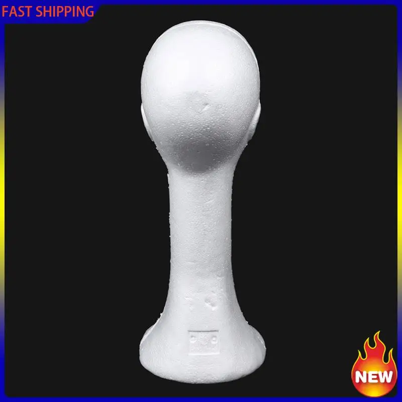 Hot Trend-6X Long Neck Female Foam Head Model Glasses Hair Wig Mannequin Hat Stand