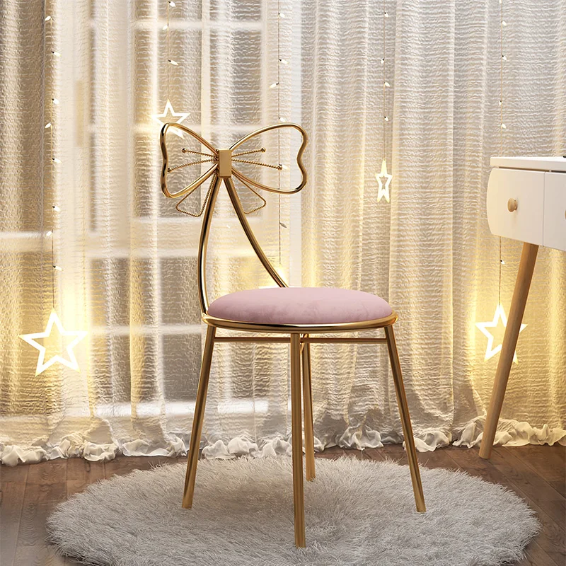 

Wedding Nordic Stool Portable Chair Dressing Bar Stools Round Design Metal Gotchic Armoires De Salon Furniture Living Room