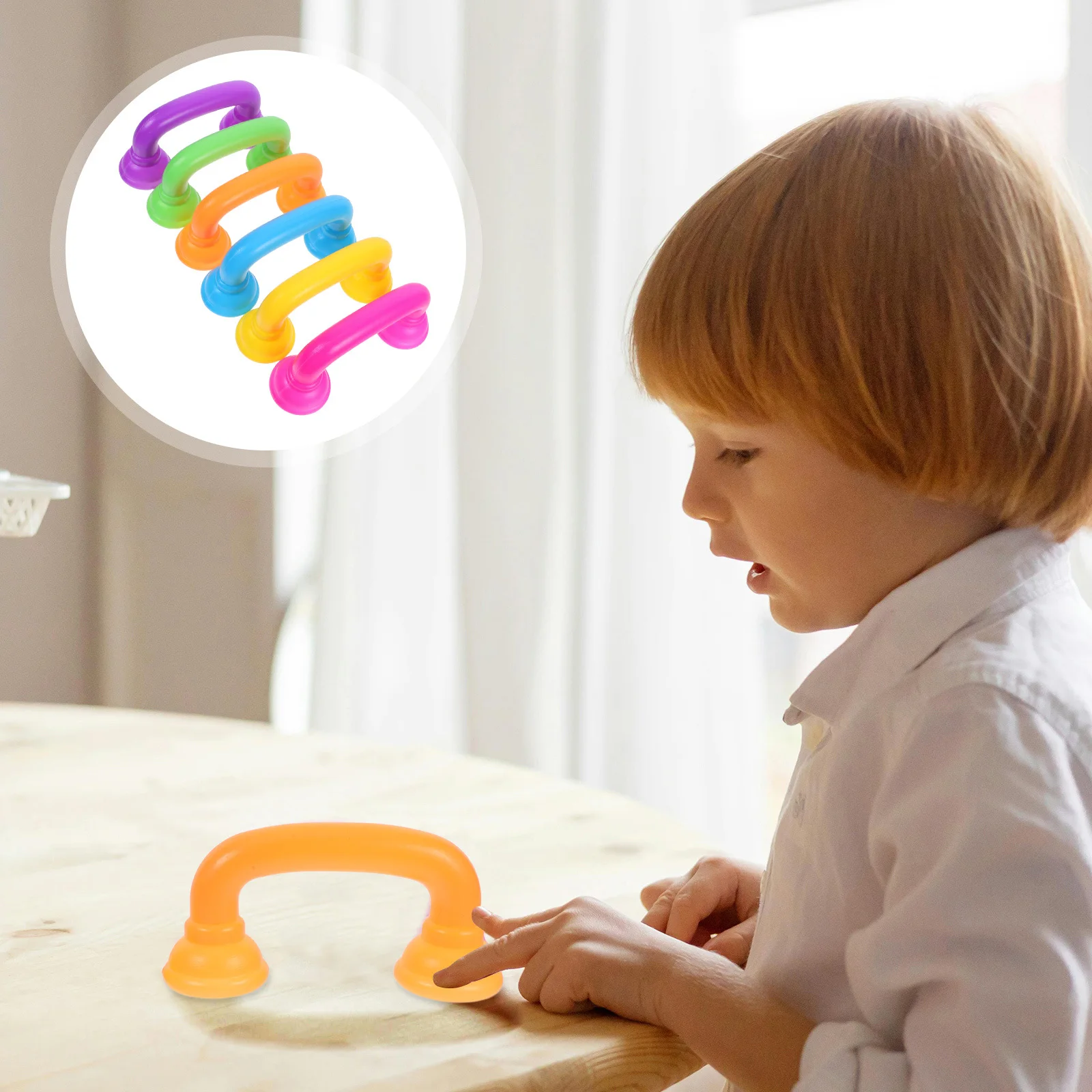 

6Pcs Children Phone Handset Speech Development Interactive Device Enhance Pronunciation Language Skills Home Kindergarten