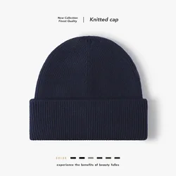 New Winter Keep Warm Men Outdoor Knitted hat All-Matching Beanie hat Ear Protection Casual Fashion Ladies Wool Hat Sleeve cap