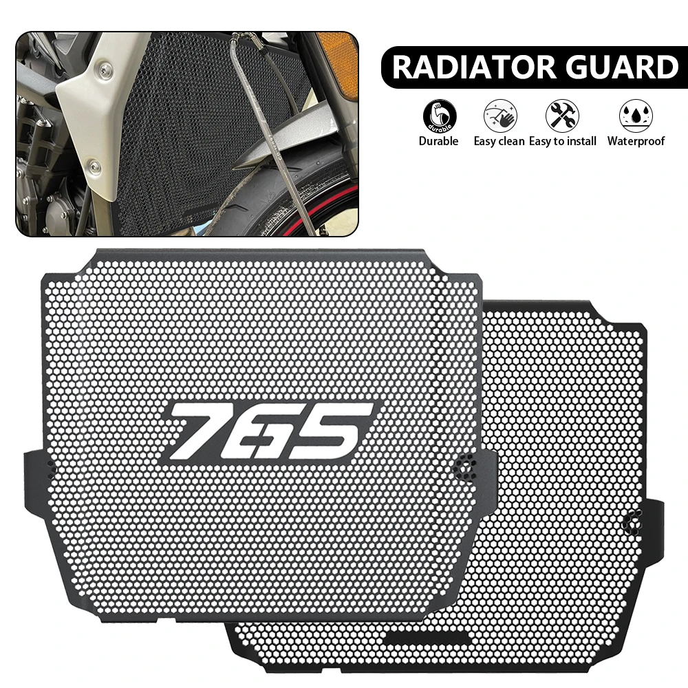 

2023 2024 New Motorcycle Radiator Grille Guard Cover Fuel Tank Protecion For Street Triple StreetTriple 765 R/RS Moto2 Edition