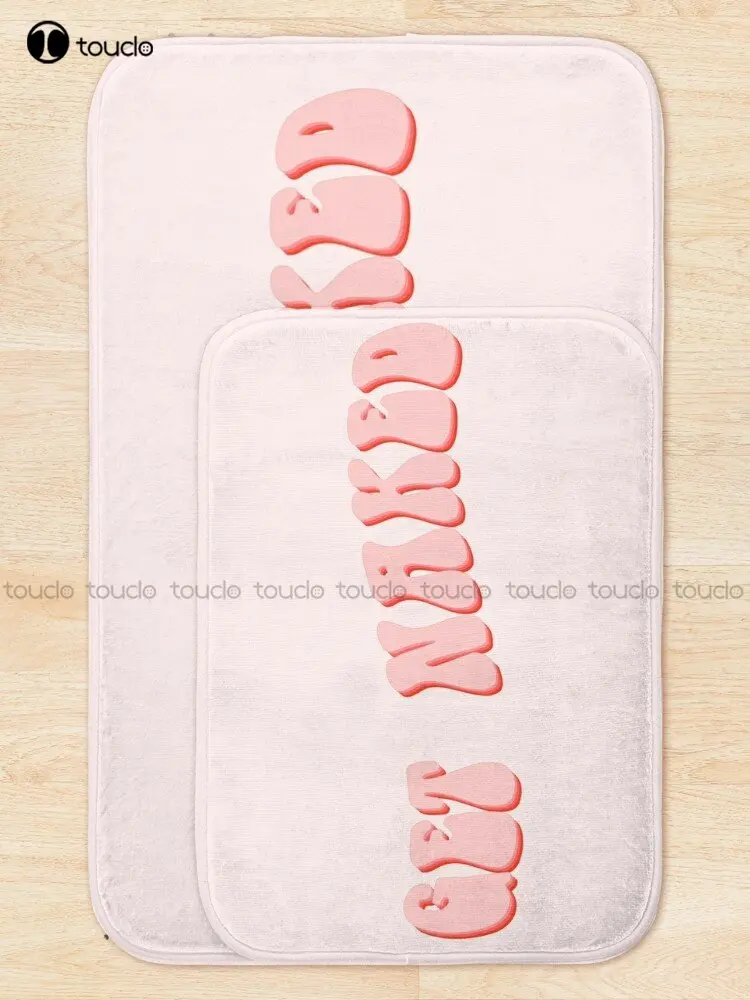 Get Naked Funny Mat, Joke, Get Naked Bath Mat Bathroom Rugs Mat For Shower