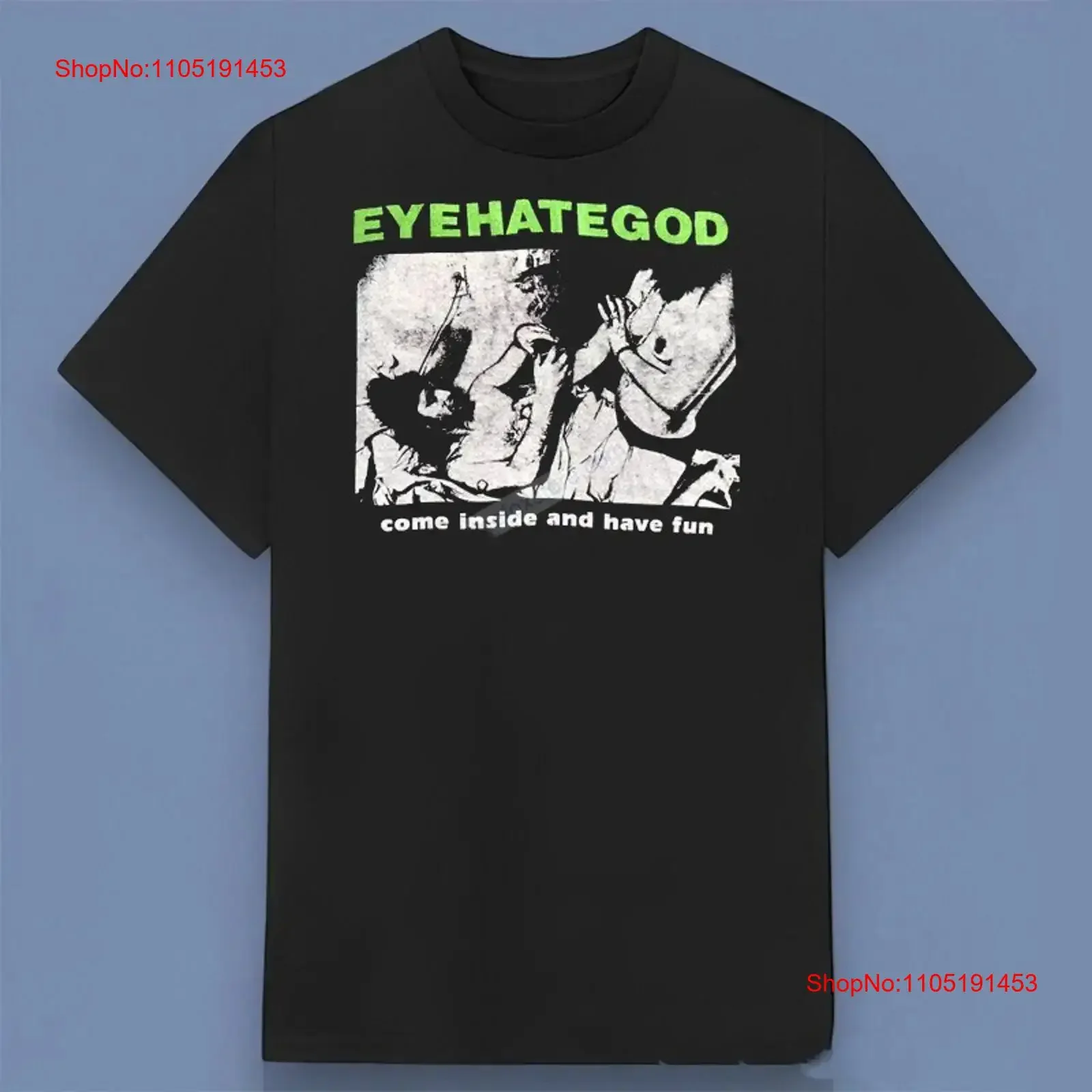 تي شيرت عتيق من Eyehategod يأتي من الداخل ولمتع، تي شيرت مثالي للارتداء اليومي، ملابس شارع كلاسيكية مغسولة ومريحة للجنسين