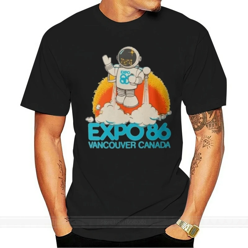 Men tshirt Expo 86 Vancouver Canada  Unisex T Shirt women T-Shirt tees top fashion t-shirt men cotton brand teeshirt