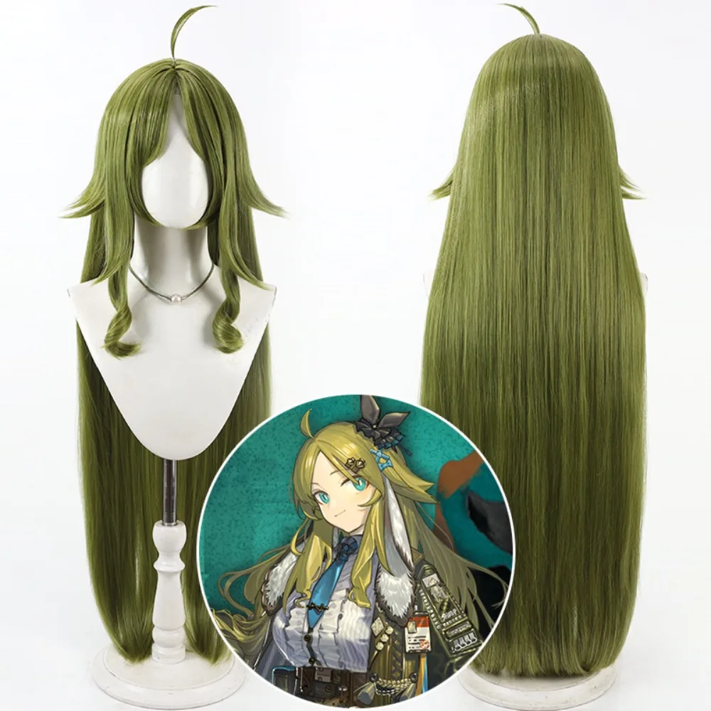 

Arknights Liesel Recital Cosplay Wig Long Straight 90cm Lace Front Natural Scalp Hair