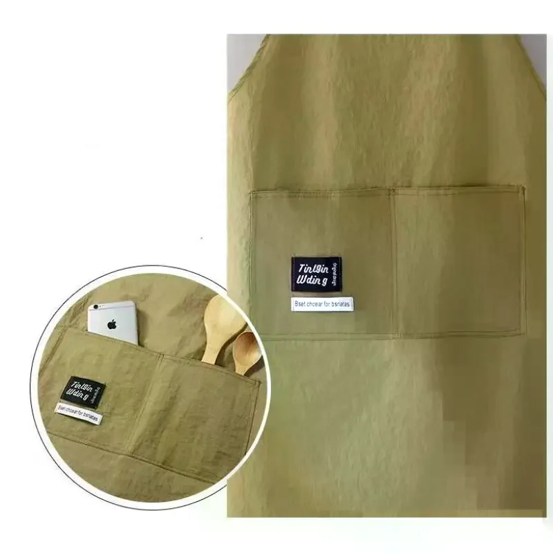 Cooking Kitchen Aprons Breathable Wear Resistant Adult Waist Aprons Anti Fouling Soft Restaurant Work Clothes Home