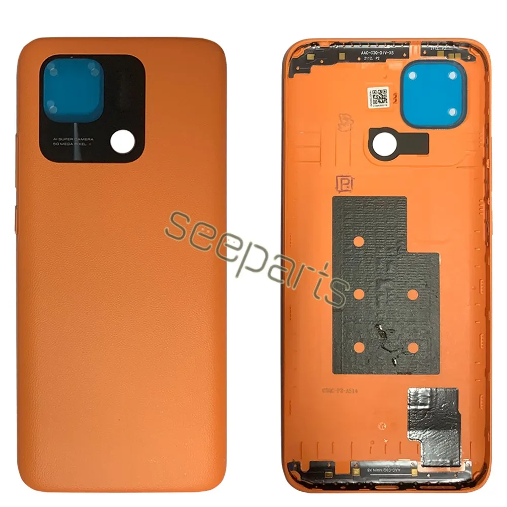 New For Xiaomi Redmi 10C Battery Cover Rear Glass Door Housing For Redmi 10C Back Battery Cover