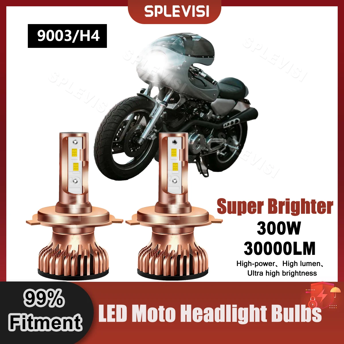 

All-In-One LED Motorcycle Bulbs Headlight 30000LM 9V-24V For Yamaha Virago 750 For Yamaha Vmax 1200 For Yamaha Venture Royale