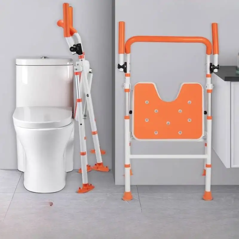 دش الغرور كرسي الحمام المحمولة للطي لطيف المعادن الشمال دش البراز مريح طوي تابوريتي Ducha الأثاث المنزل #1