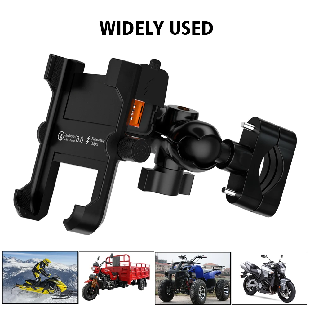 

Motorcycle Mobile Bracket Universal Aluminum Alloy Car phone holder intelligent fast charging For KAWASAKI Z900 Z750 Z900rs Z125