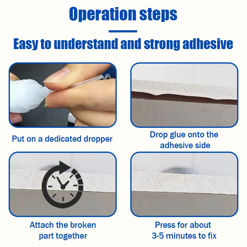 1-5 sztuk Płynny klej 502 Super Glue do drewna, gumy, metalu i szkła Klej cyjanoakrylowy Artykuły papiernicze Sklep z klejami Żel do paznokci Szybkoschnący Klej o silnym działaniu do napraw w domu i biurze z precyzyjny