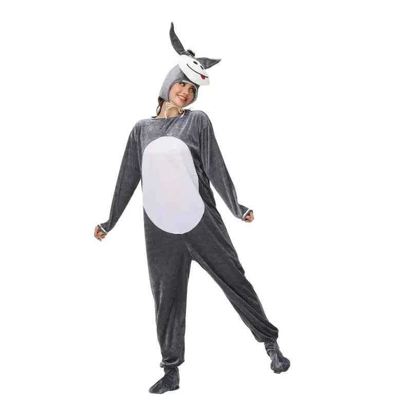 

ER1KAmusement Park Children's Show Cosplay Donkey Onesie Animal Doll Costumes5H[[