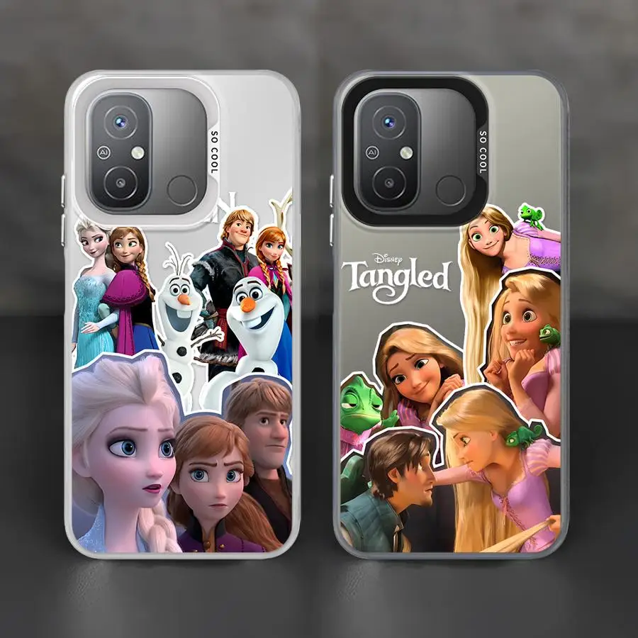 Disney Princess Fashion Phone Case for Xiaomi Redmi Note 13 Pro 11 12 10 Pro Plus 11S 12S 11Pro Shockproof Mobile funda Cases