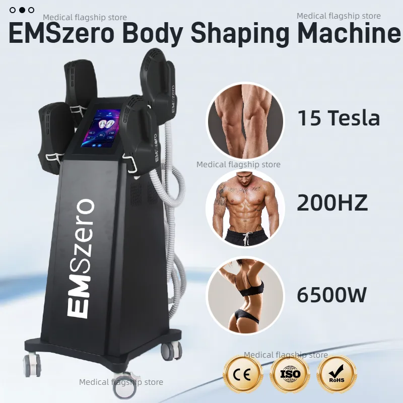 EMS Machine RF Professional 6500W 15Tesl-a EMS Carving Body Slimming Muscle Stimulation Carving EMSZERO NEO