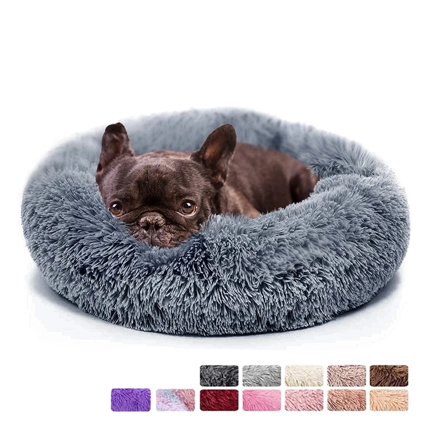 Donut Dog Bed Warm Plush