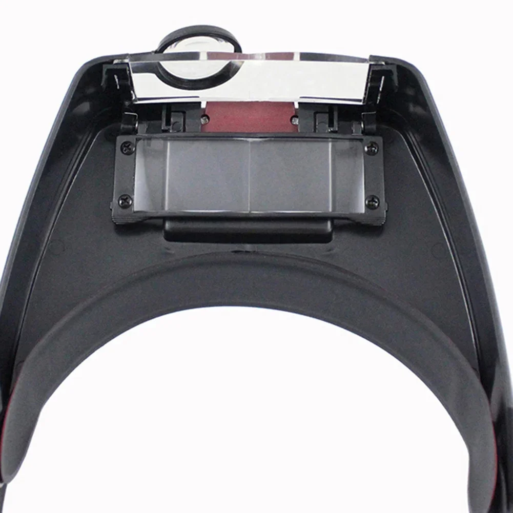 LED Light Headworn แว่นขยายแฮนด์ฟรีแว่นขยาย 1.5x 3x 8.5x 10x ปรับนาฬิกาอุปกรณ์ซ่อม